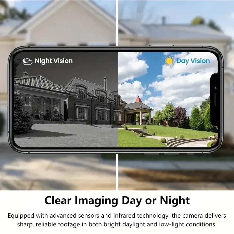 High-Definition Ai-Smart Camera Doorbell Wireless Video Doorbell with Camera & Motion Detection