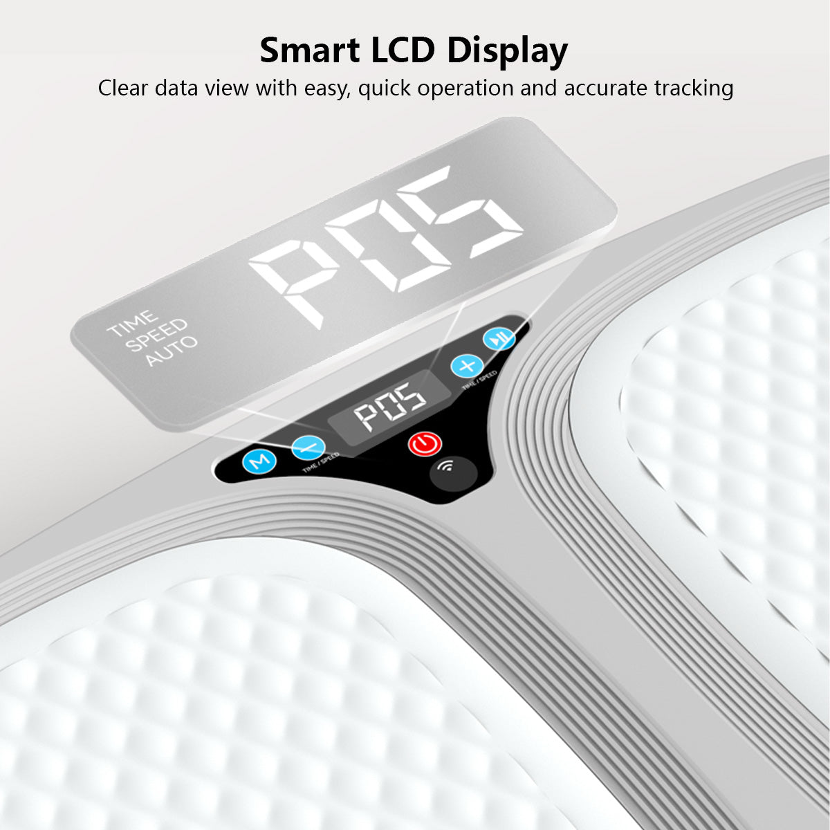Vibration Machine Exercise Board Home Fitness Bluetooth Strong Vibration LCD Display 250kg Durable