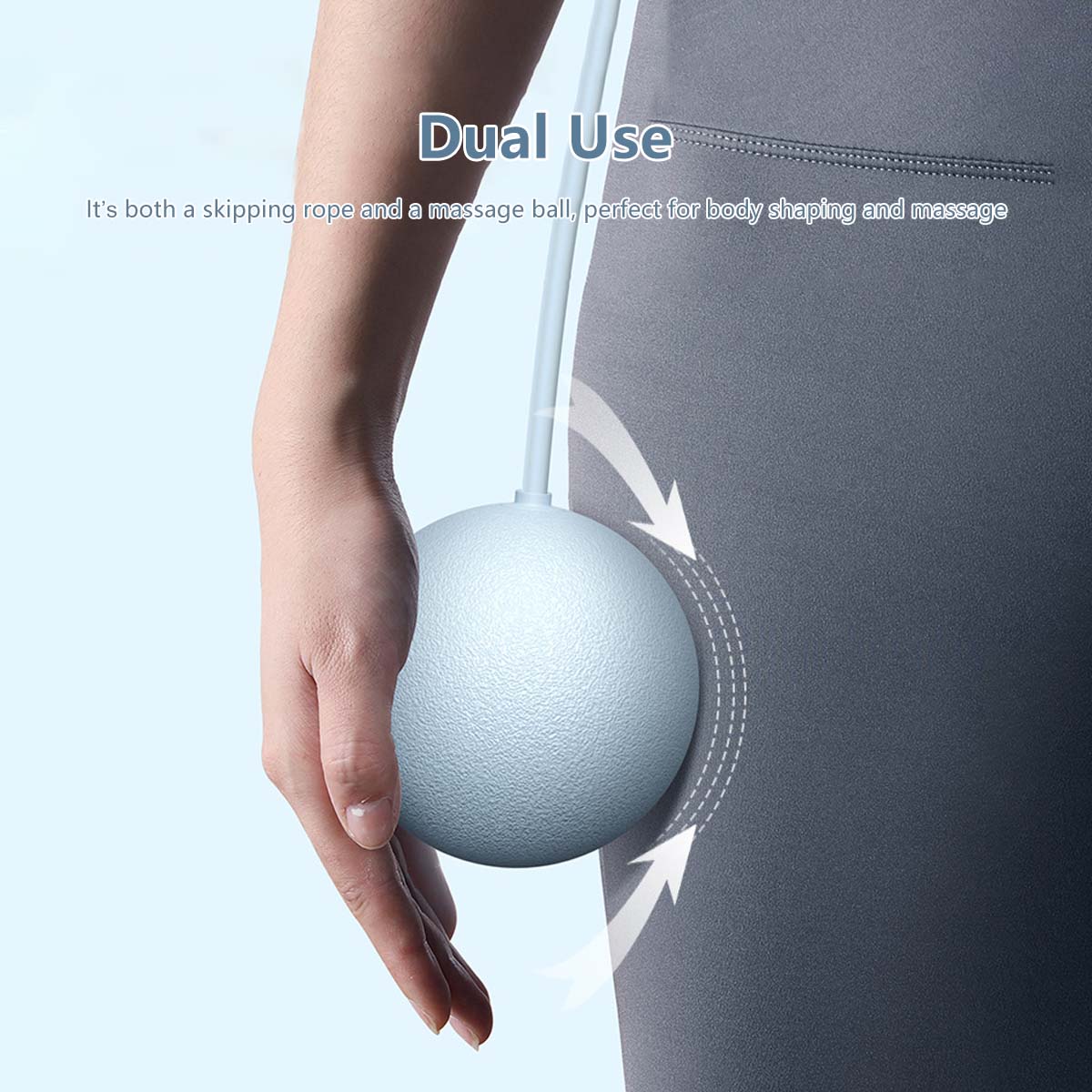【SG Ready Stocks】Smart Digital Skipping Rope Countdown and Timer Features Weight Blocks and Adjustable Rope Length
