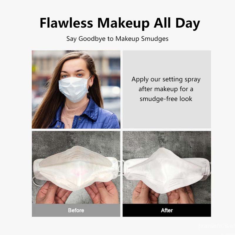 Makeup Setting Spray Matte Finish Glossy Finish Before and After Makeup Setting Spray Lasting Stay