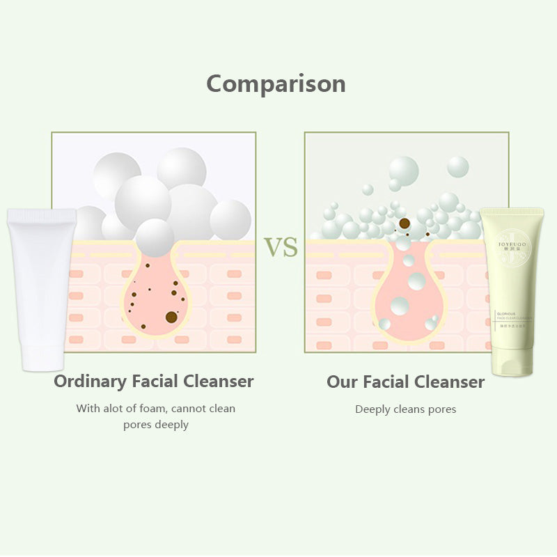 JOYRUQO Official Shop Amino Acid Face Clear Cleanser jiaorunquan 氨基酸洗面奶 七老板推荐