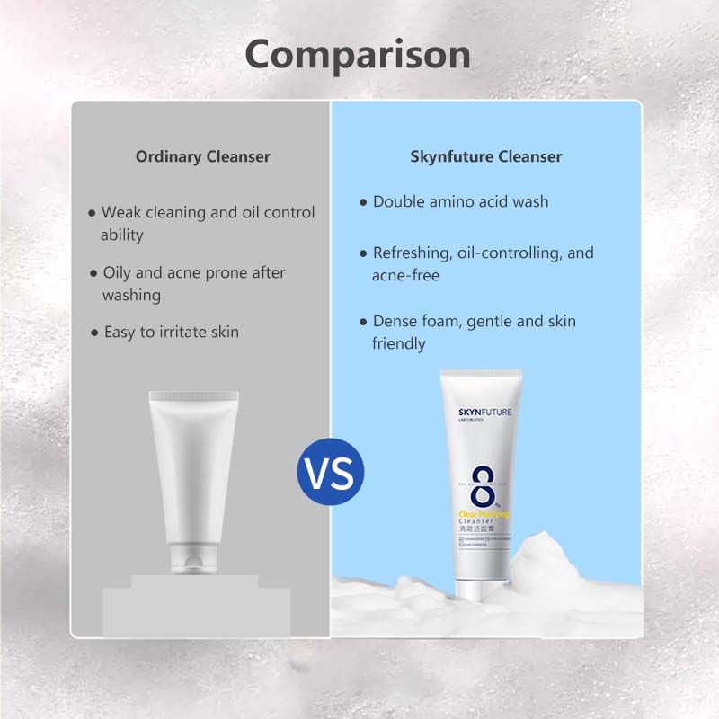 【SKYNFUTURE】377 Clear Purifying Facial Cleanser Deep Cleansing Oil Control Dense Foam 七老板推荐 377 美白洗面奶