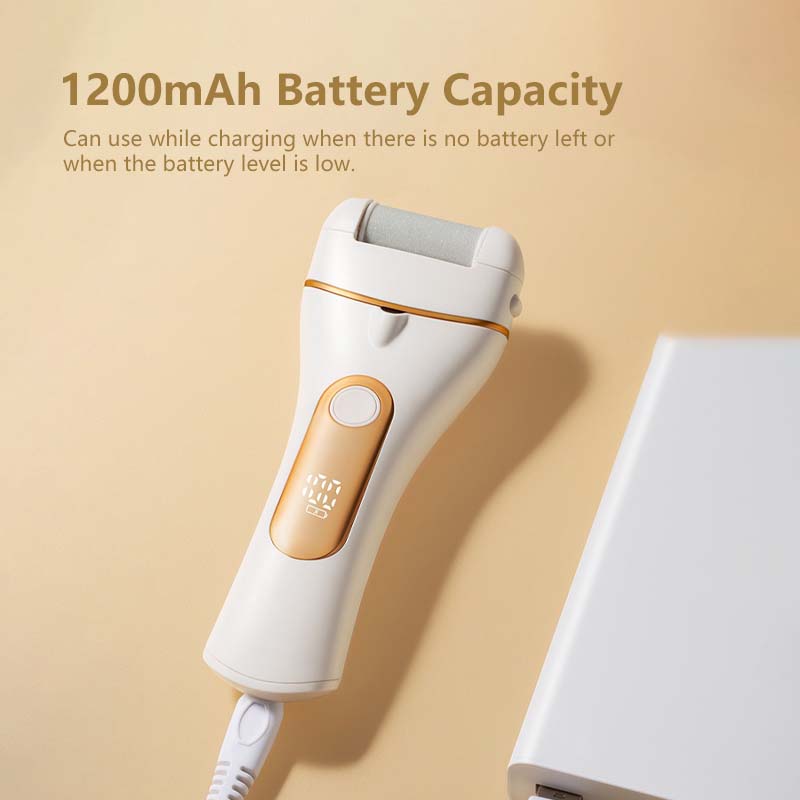 Electric Callus Remover Washable 1200mAh Battery Capacity Smart Auto Shut Down