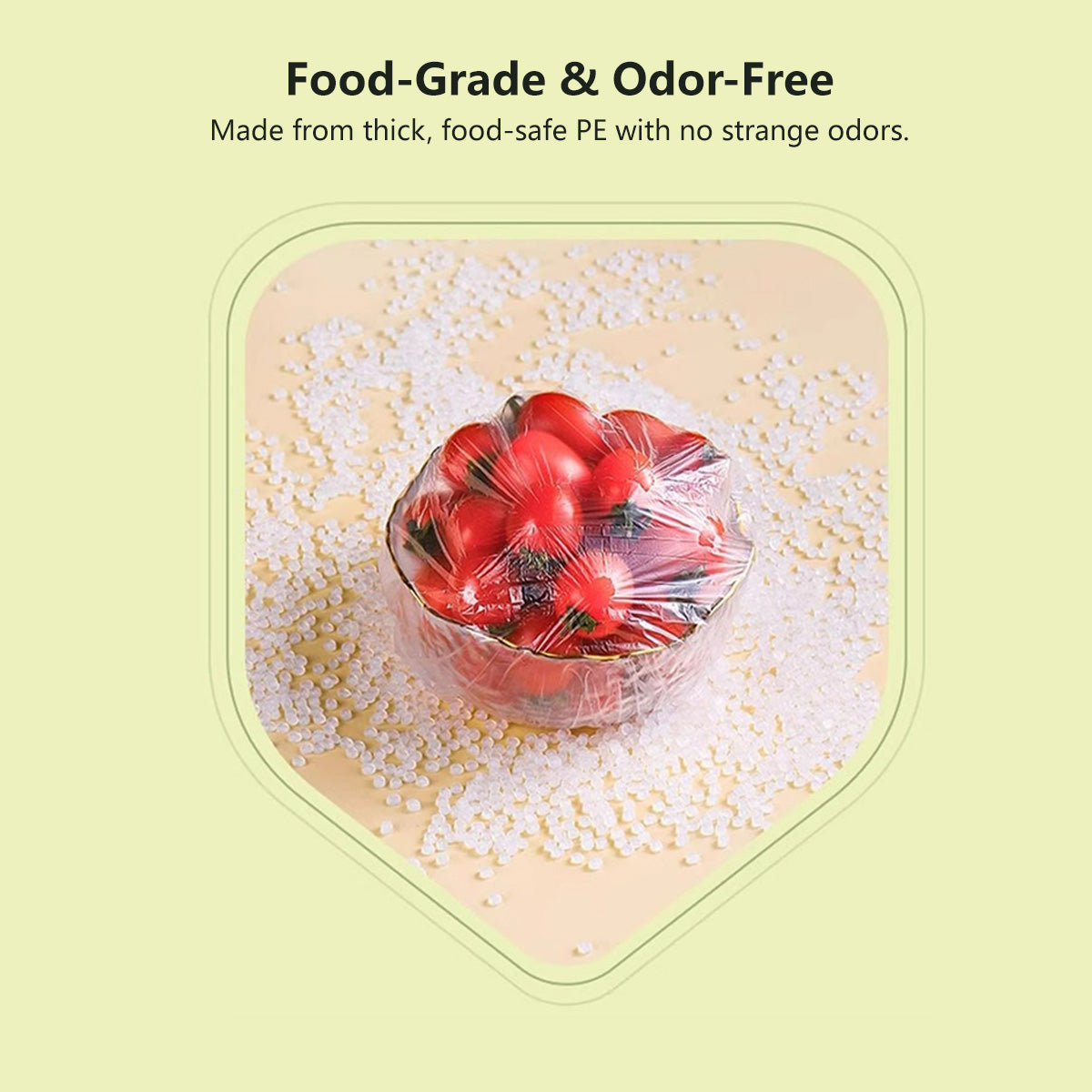 Disposable Food Wrap Wall-Mounted Stretchable & Eco-Friendly Free Hook (500pcs/pack)
