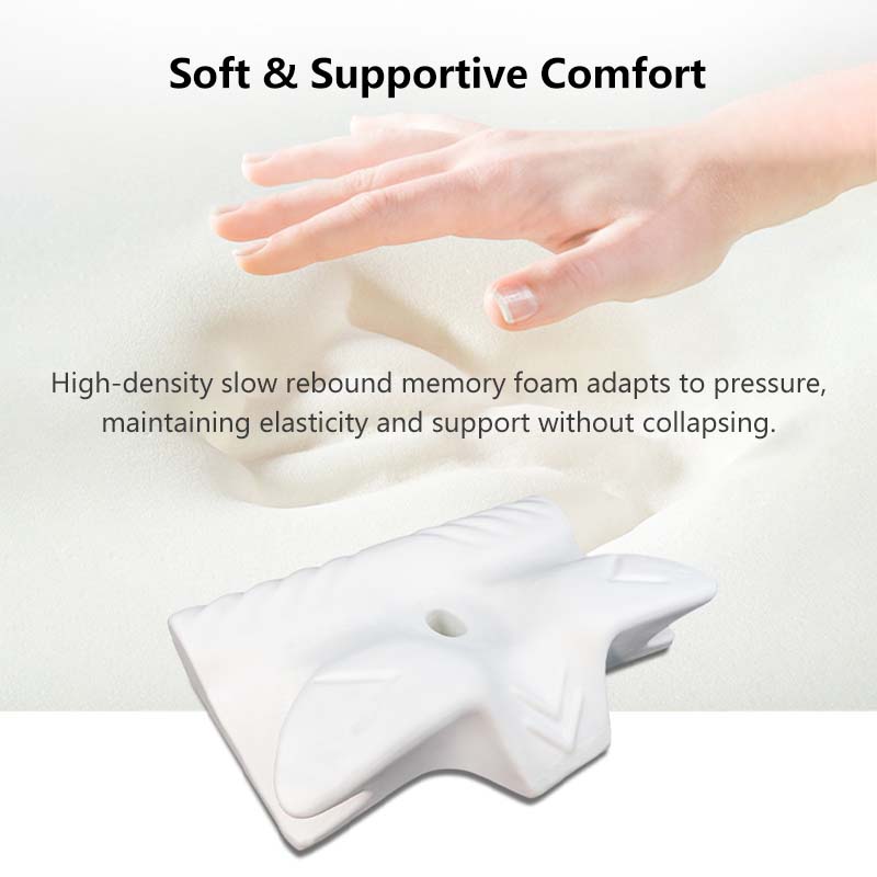 Butterfly Orthopedic Memory Pillow - Ergonomic Neck Support, Slow Rebound, for Back, Side & Stomach Sleepers