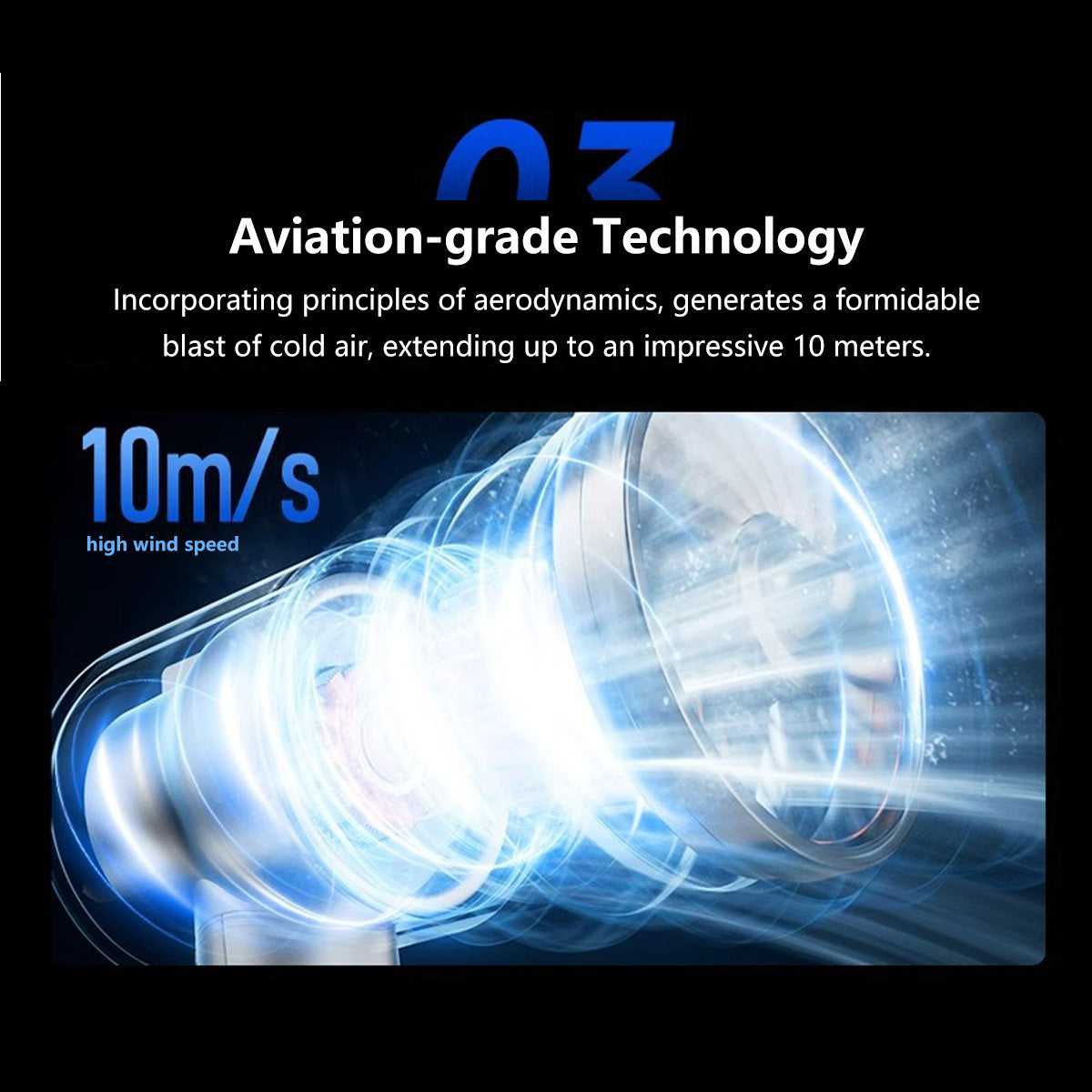 JOMO Portable High Speed Handheld Fan