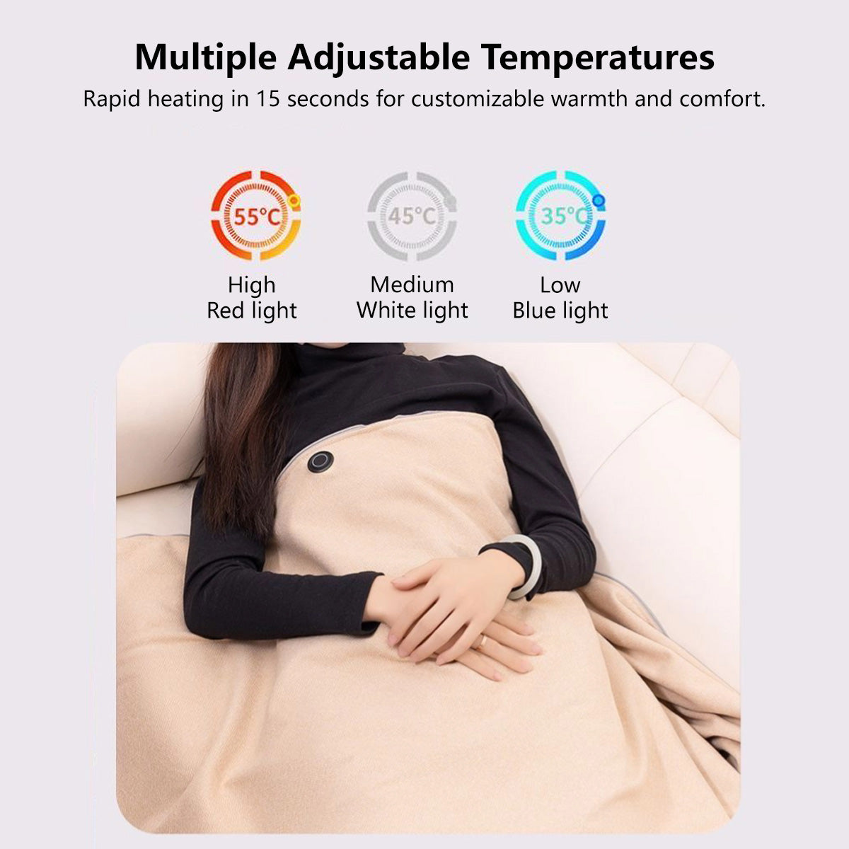 Graphene Washable Electric Heating Blanket Shawl