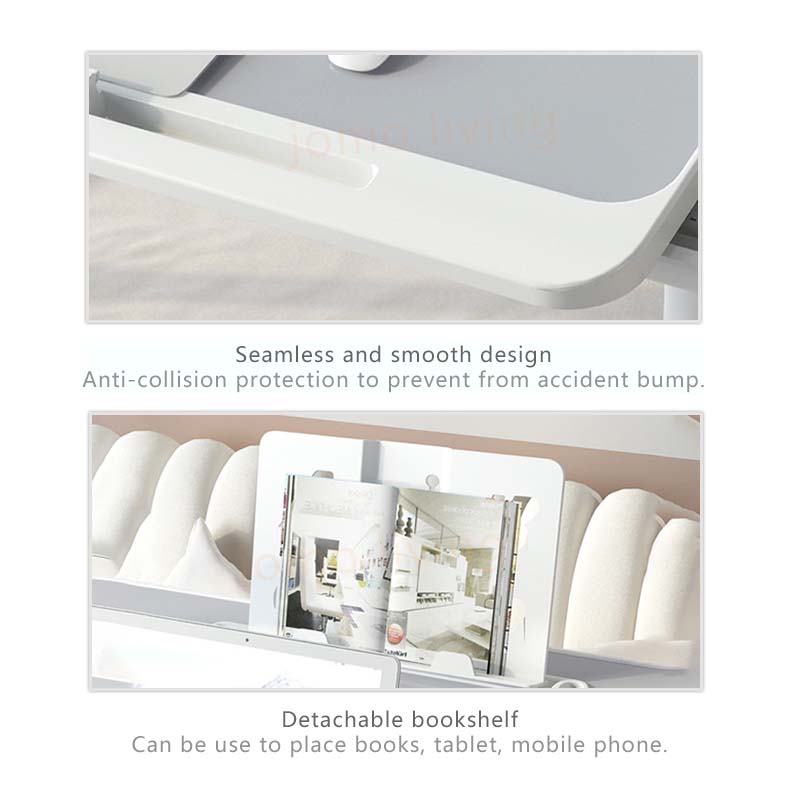 Foldable Lift Small Table Laptop Desk for Bed Adjustable Notebook Stand Folding Portable Tablet Tray