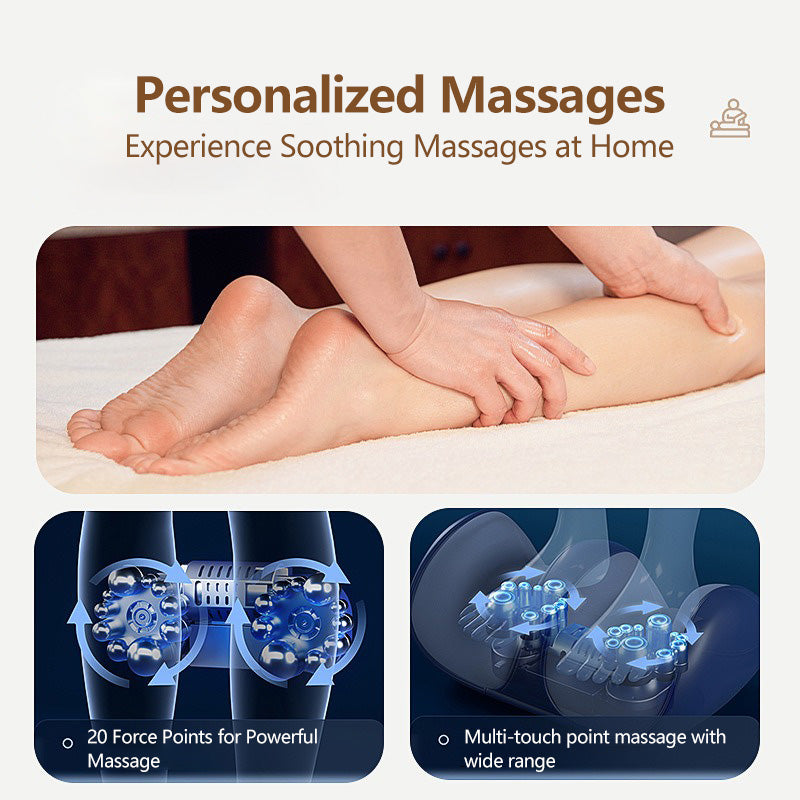 NEW Model Foot Massager Machine Feet Massage Kneading Heating Massager Gift Idea