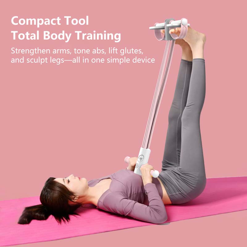 Multi-Function Pedal Puller | Smart Counter, LED Display, Voice Feedback | Home Workout Equipment