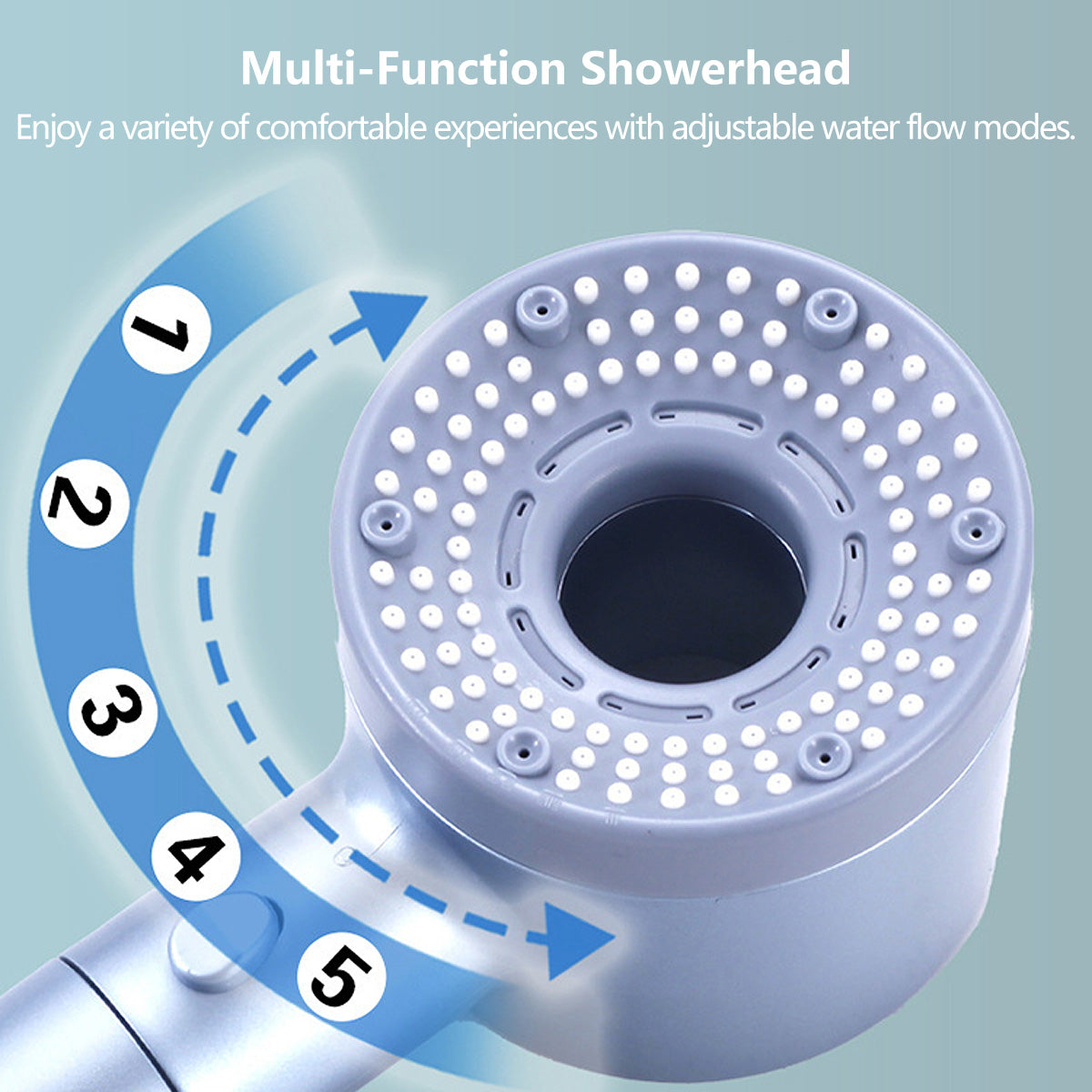 Filtered Pressure-Boosting Showerhead