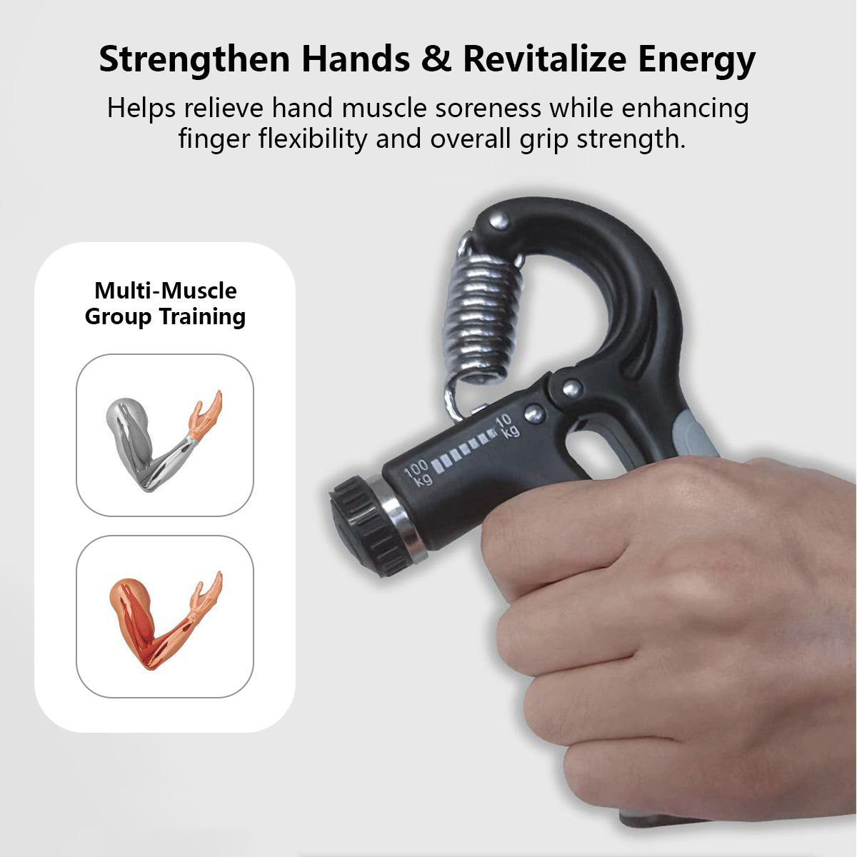JOMO Electronic Counting Grip Strengthener