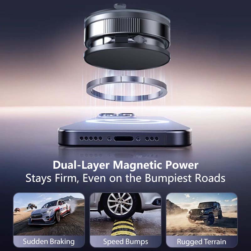 Ring Magnetic Phone Holder Car Mount Stand 360 Degree Rotation Strong Magnet Air Vent Support Universal Mobile Bracket