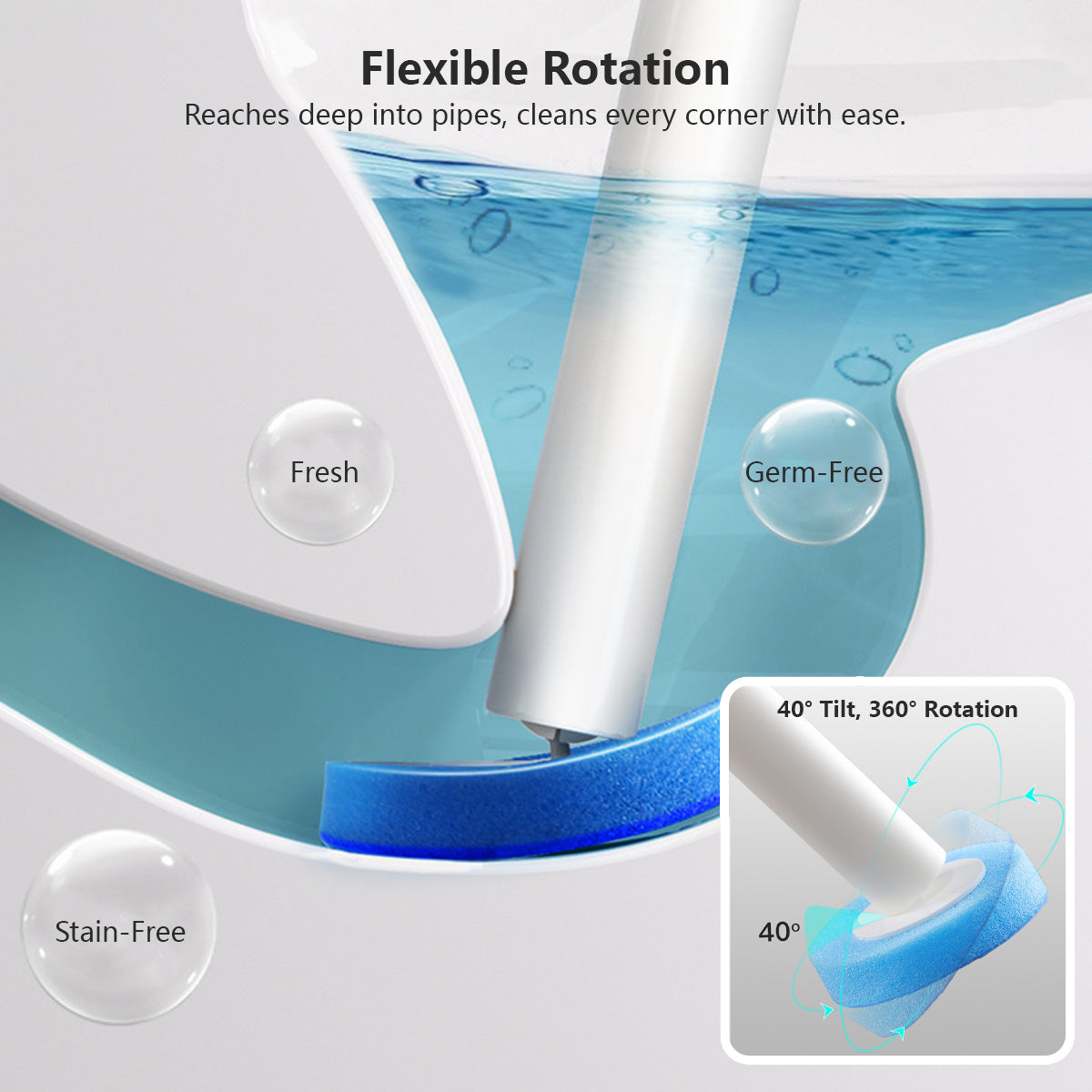Scented Disposable Toilet Brush Fresh-Scent Disposable Toilet Cleaning Brush