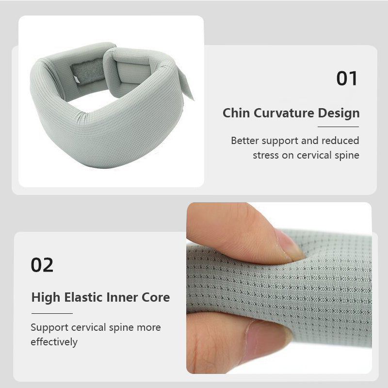 Ergonomic Neck Brace Neck Support Cervical Spine Fixation Head Support Evenly Distribute Design Breathable Fabric