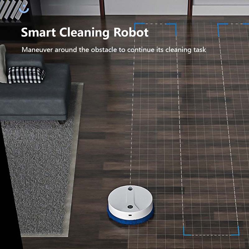 Humidifying Mopping Robot Dry Wet Mopping 1000pa Suction Vacuum Mop Robotic Vacuum Cleaner