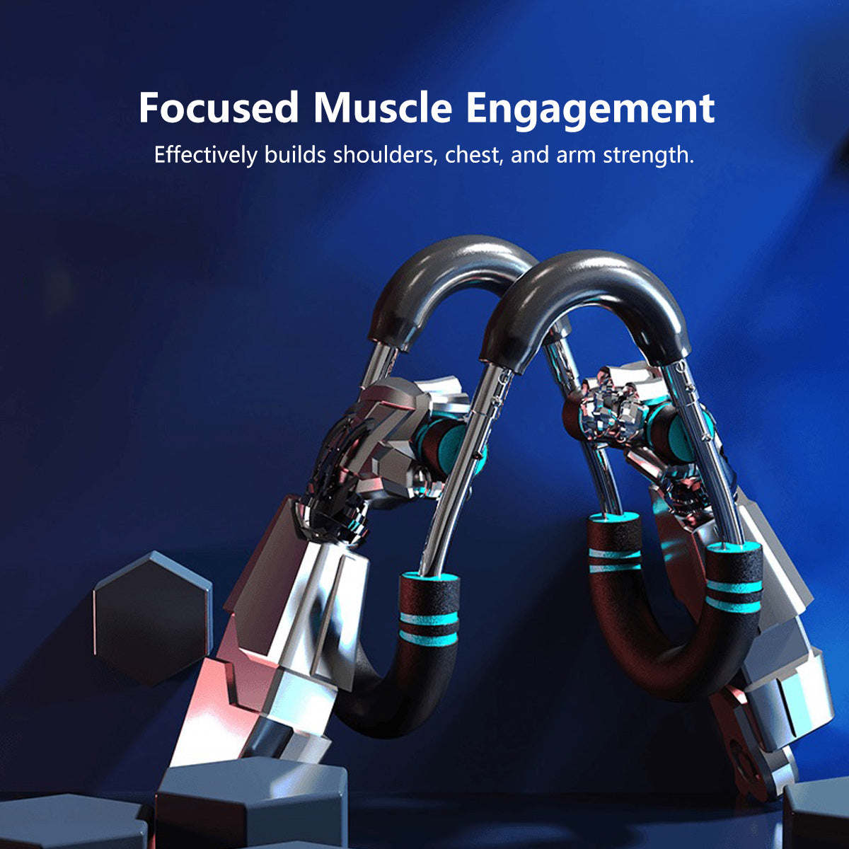 JOMO Twister Arm Trainer U-Shaped Arm Exerciser 20KG to 50KG Steel Spring for Shoulder Chest & Arm Workout Foam Grip