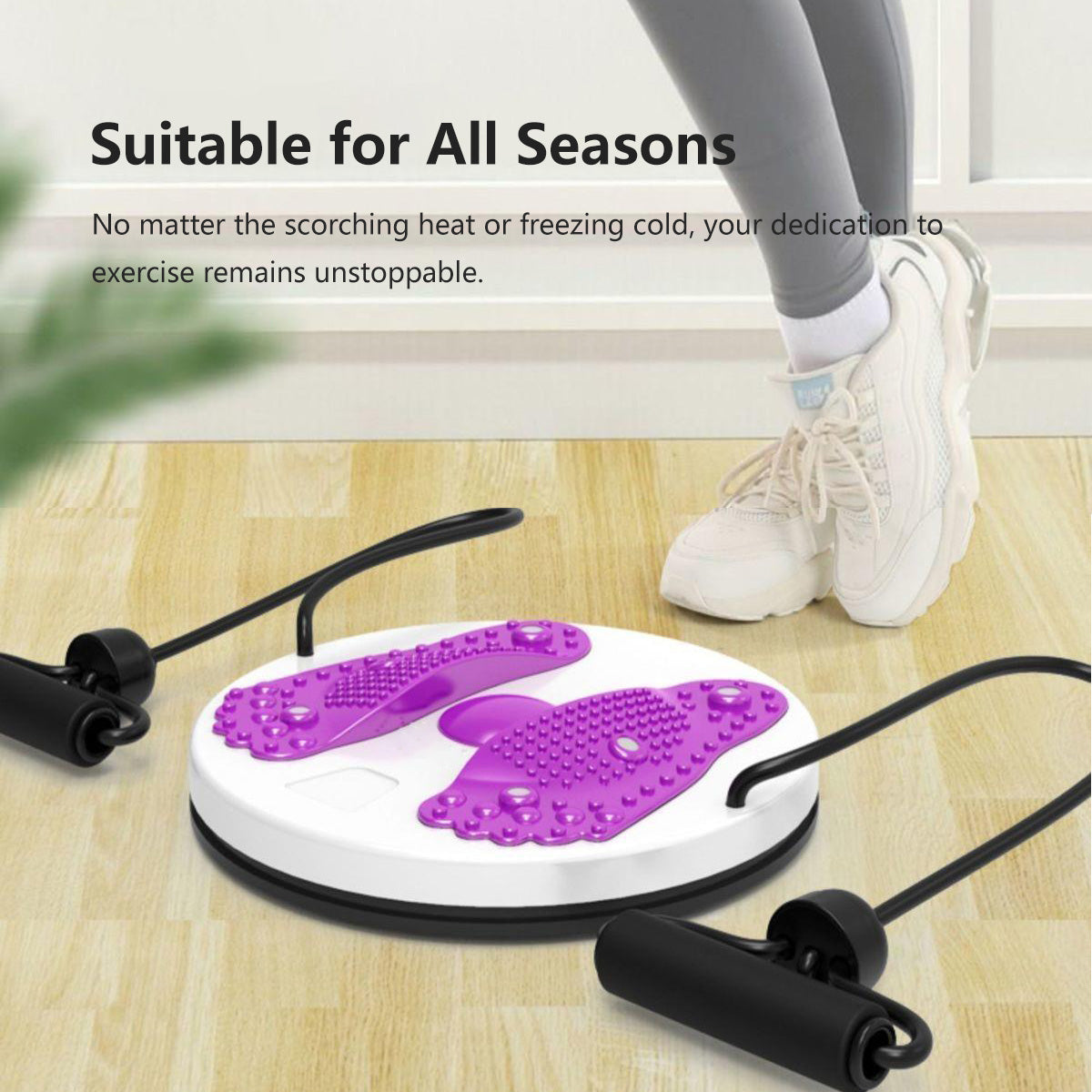 JOMO Waist Twisting Board Massage Feet and Enhance Core Strength with 3D Touch Points & Anti-Slip Base