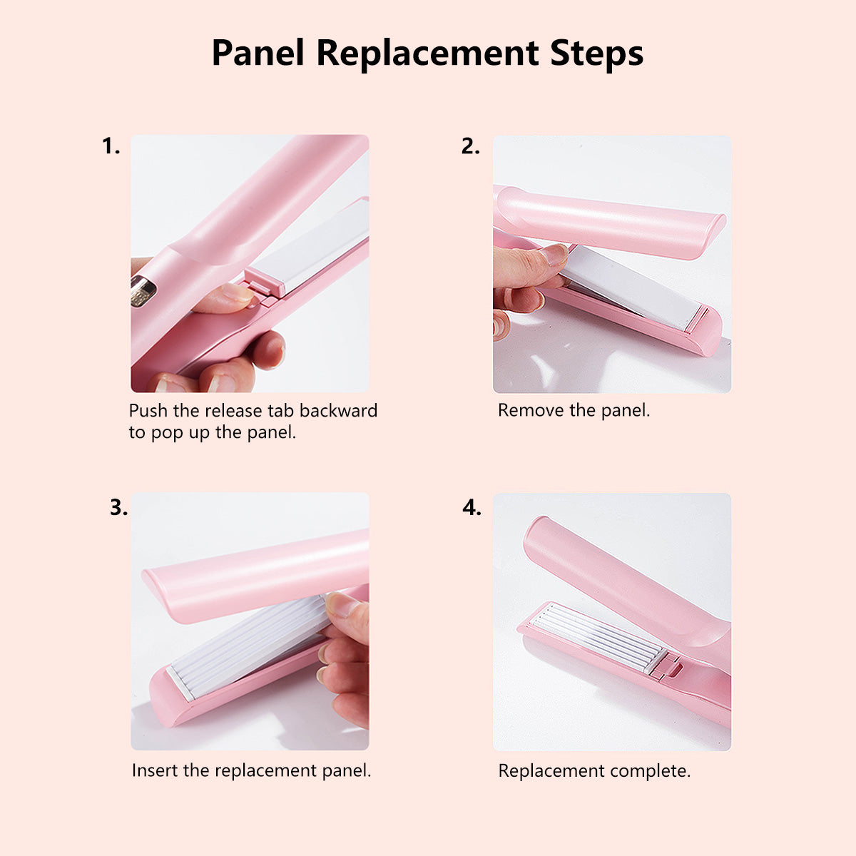 3-in-1 Portable Wireless Splint Dual-Use Hair Straightener