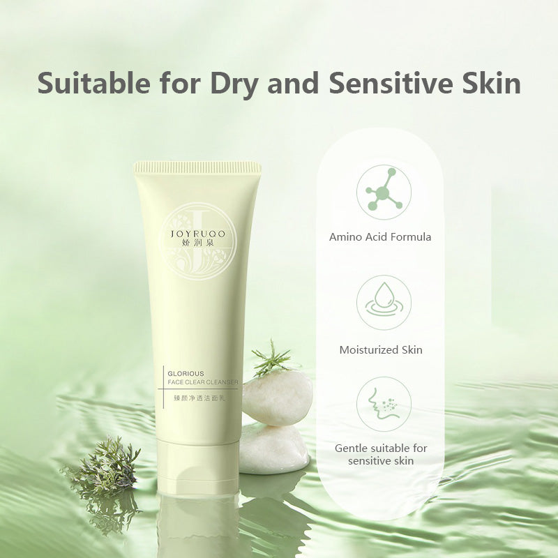 JOYRUQO Official Shop Amino Acid Face Clear Cleanser jiaorunquan 氨基酸洗面奶 七老板推荐