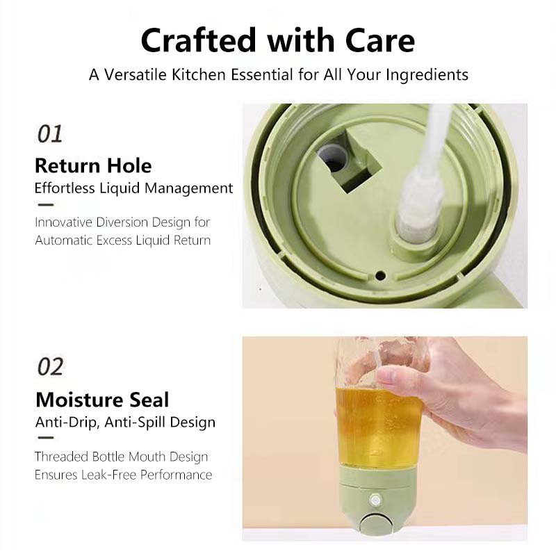 Jomo Dual Flow Glass Oil Bottle