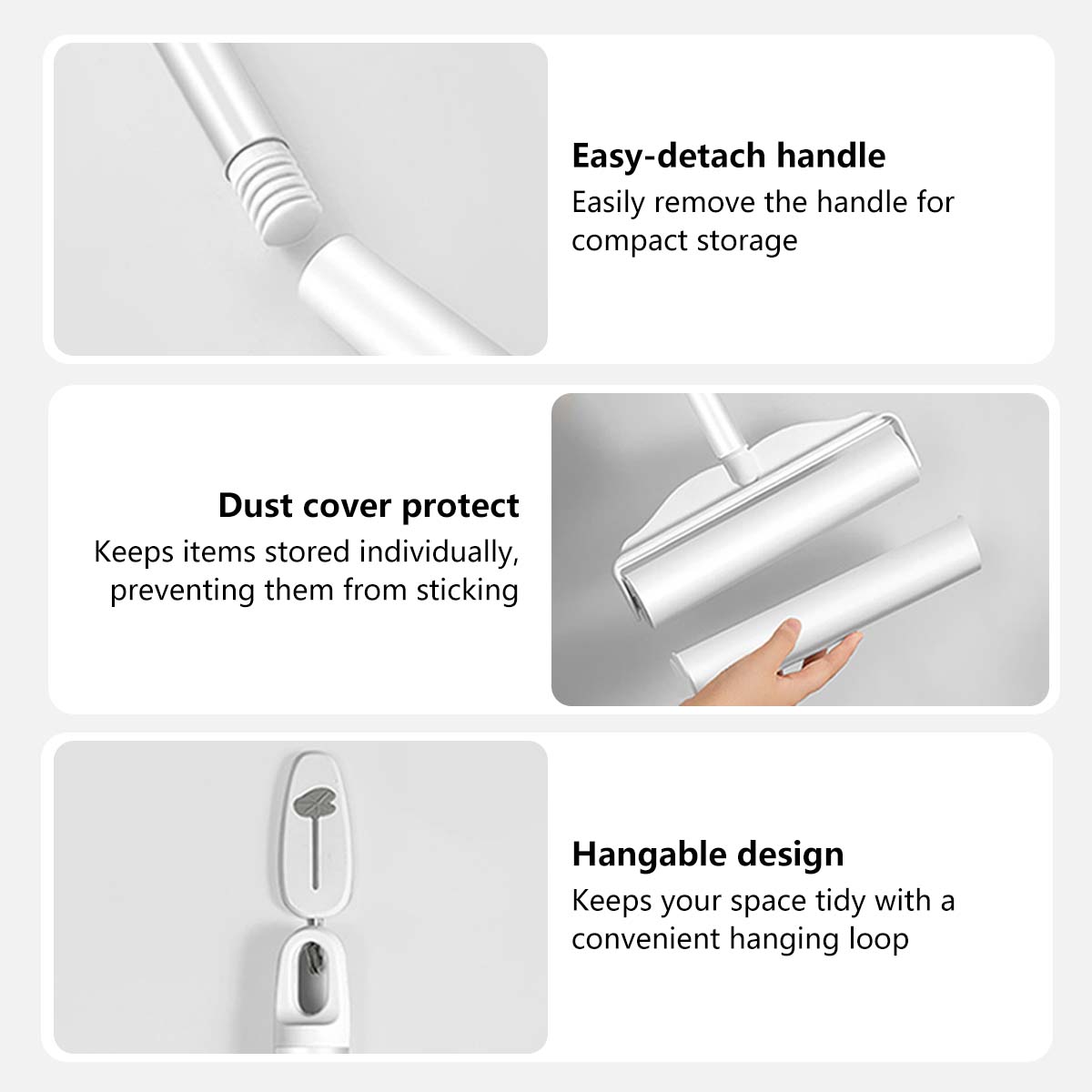 Sticky Lint Roller 24cm Wide Roller Powerful Adhesive Fiber-Friendly Design Budget-Friendly