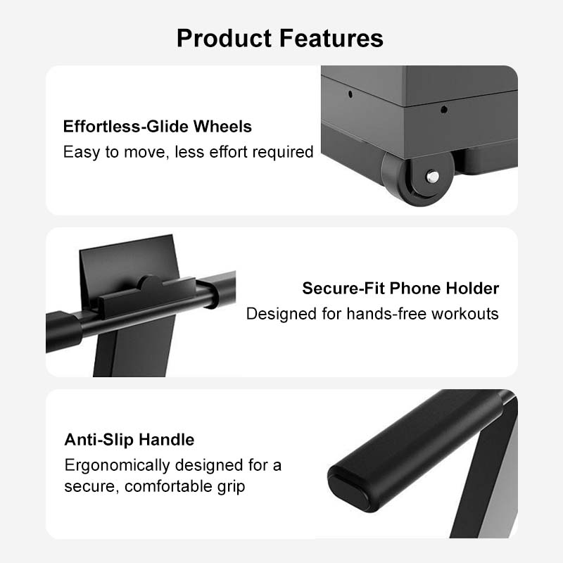 Foldable Treadmill Mini Running Walking Pad Home Gym Fitness Machine