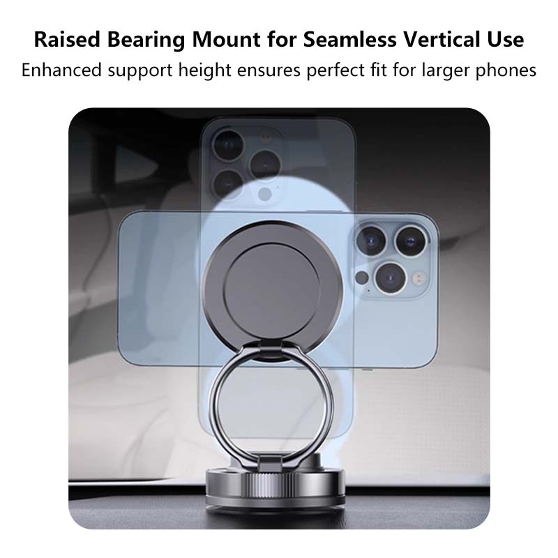 Ring Magnetic Phone Holder Car Mount Stand 360 Degree Rotation Strong Magnet Air Vent Support Universal Mobile Bracket