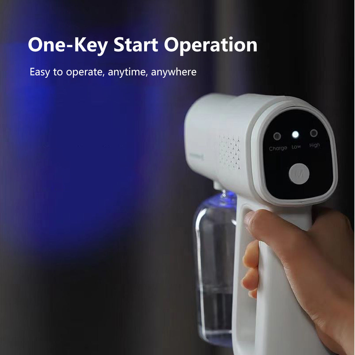 K5 Disinfection Nano Spray Gun Handheld Portable Lightweight Air Purification Humidification USB