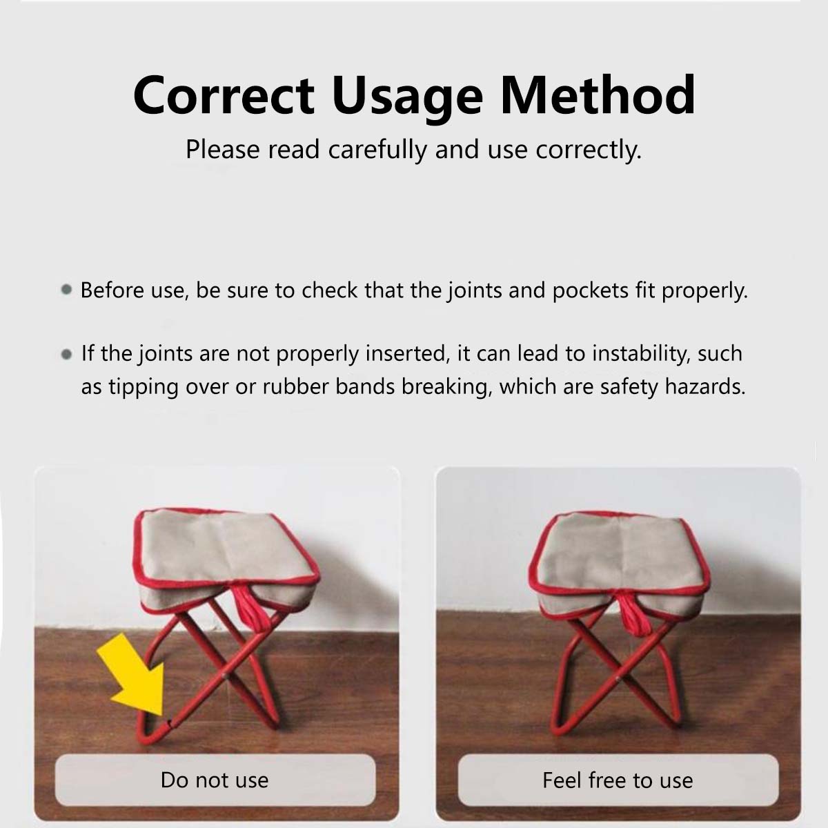 Portable Outdoor Handbag Stool