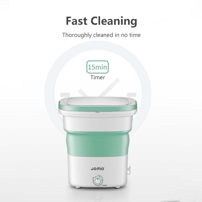 Foldable Washing Machine Portable Electronic Mini Washing Machine with drain basket