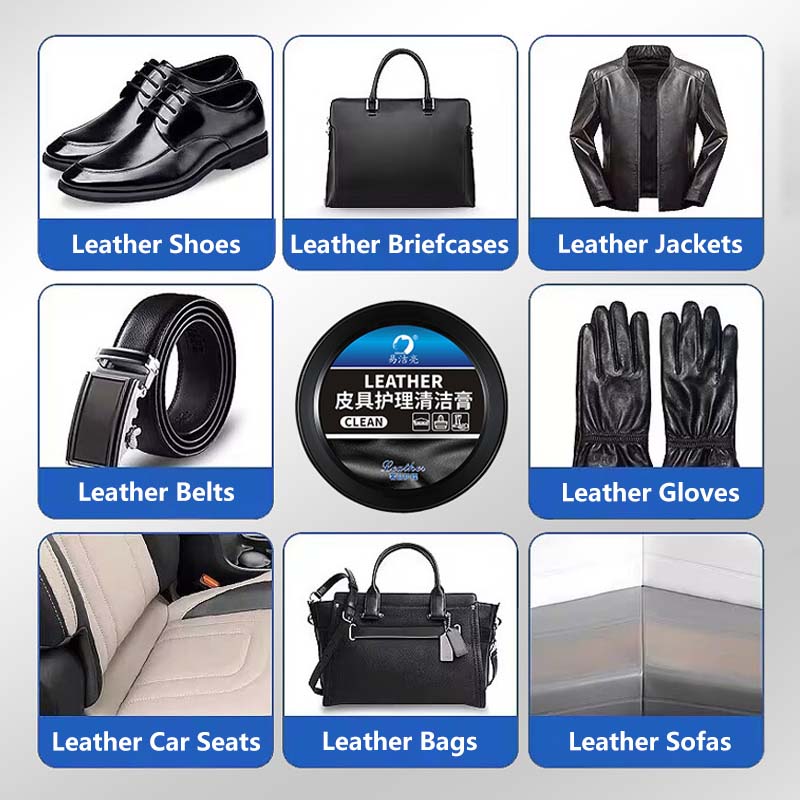 ใBuy 1 Free 1ใLeather Care Cleaning Paste โ Multi-Purpose Leather Cleaner & Conditioner | Shoes, Bags, Sofa, Seats, Belts