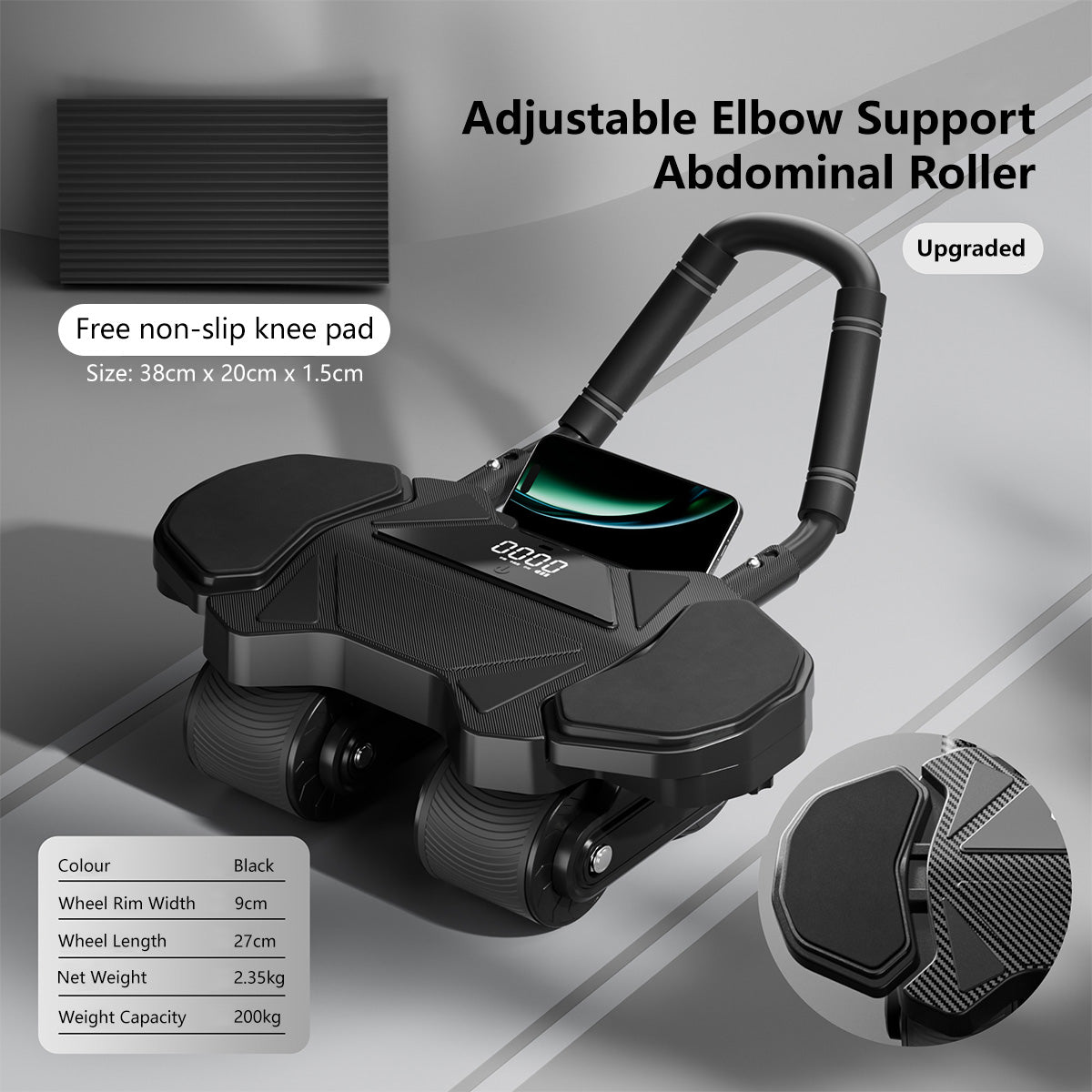 JOMO Adjustable Elbow Support Abdominal Roller