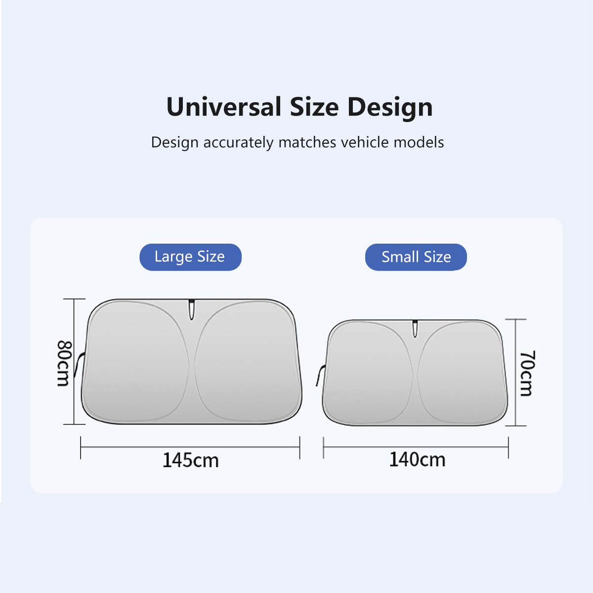 Retractable Car Sunshade Car Visor Built-in hear insulation UPF50+