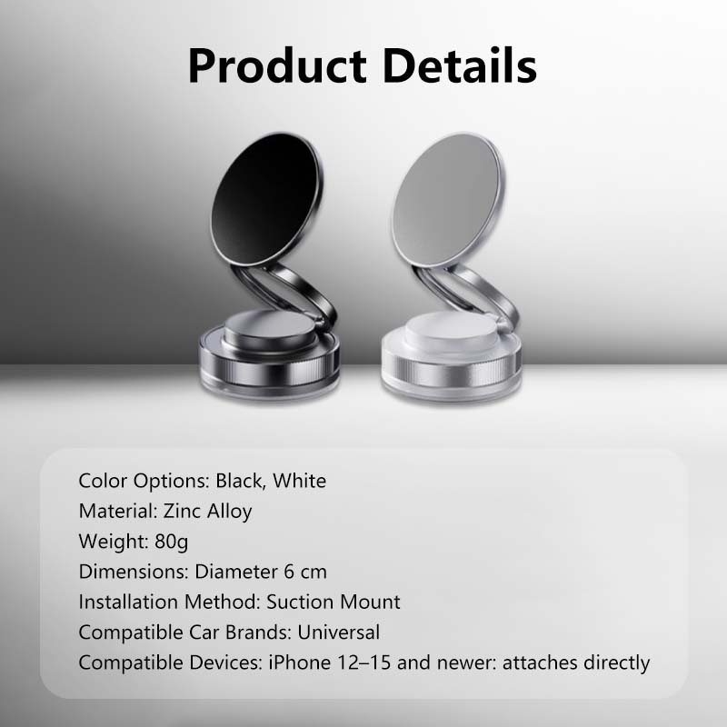 Ring Magnetic Phone Holder Car Mount Stand 360 Degree Rotation Strong Magnet Air Vent Support Universal Mobile Bracket