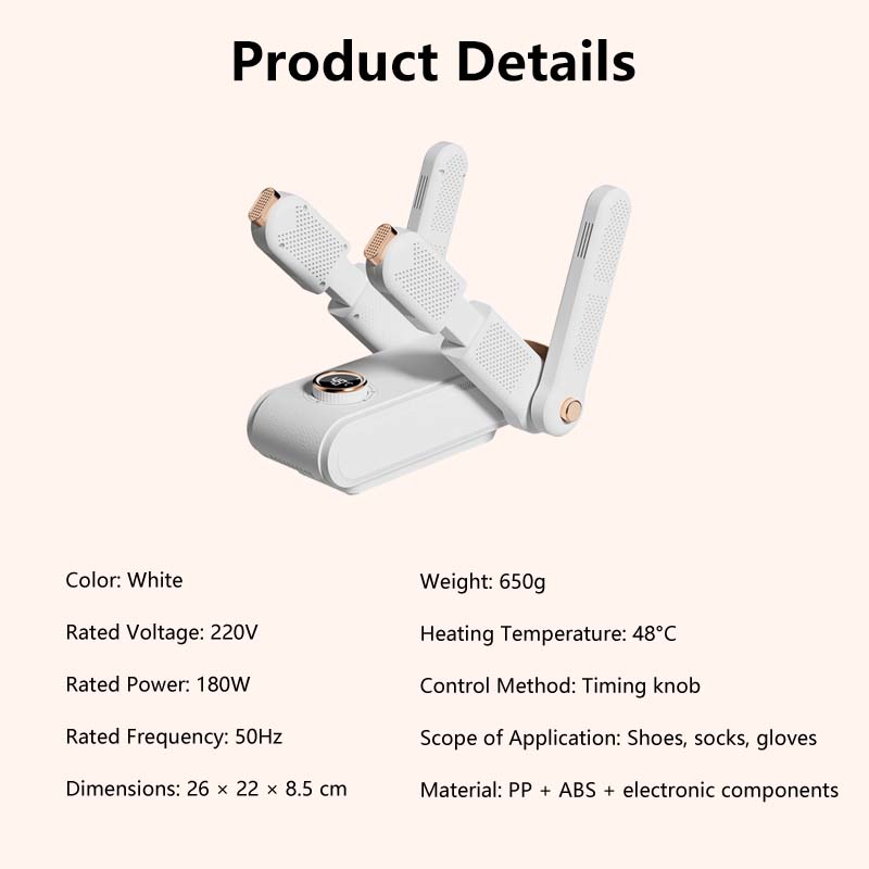 Fast Shoes Dryer Portable Electric Shoe Heater Sterilizer Sports Shoe Socks Clothes Dryer Dehumdifier