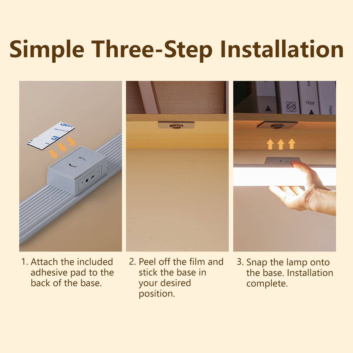 Eye Protection Wall Lamp Detachable Design USB Charging Portable Touch/ Remote Control Lamp