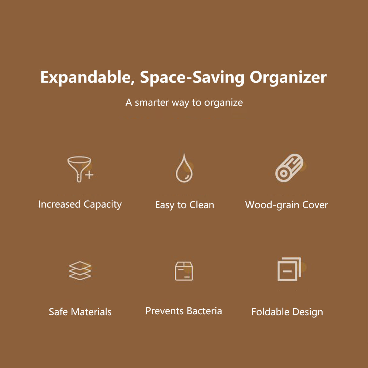 Multifunctional Foldable Storage Box 30L/50L Wooden Lid Space Saving Multi Use Organizer Camping Storage and Table