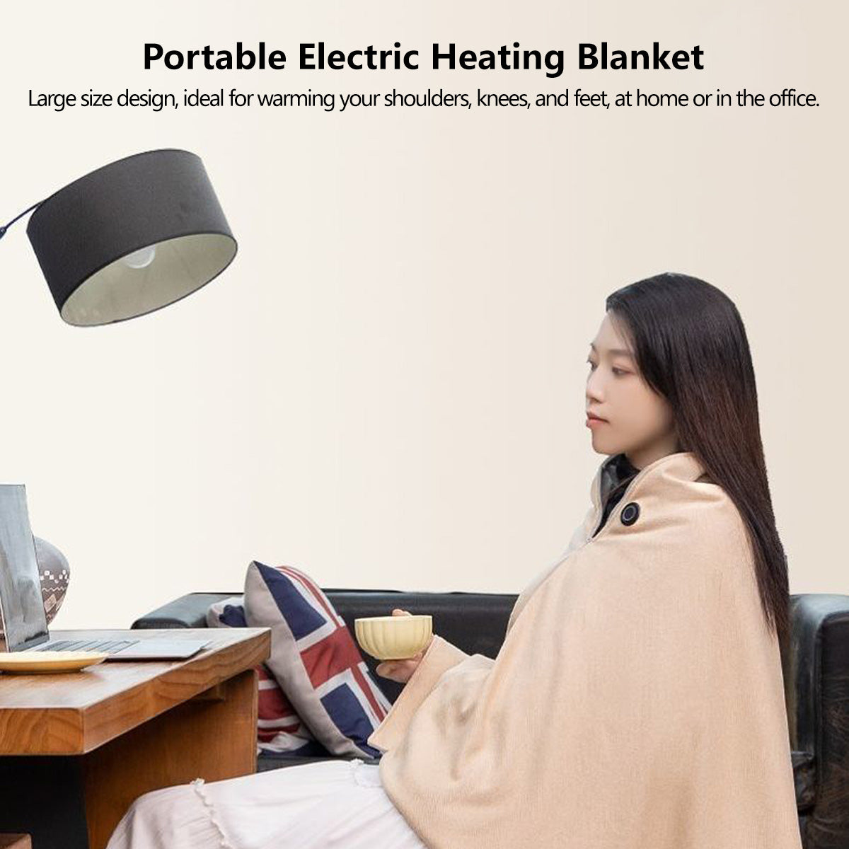 Graphene Washable Electric Heating Blanket Shawl