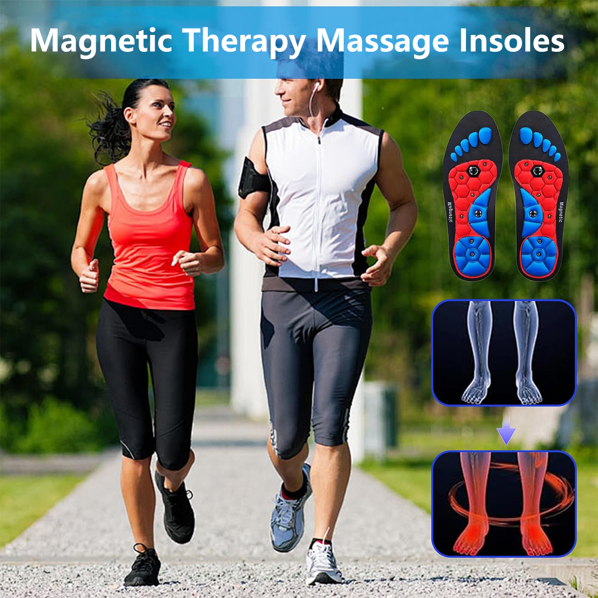 Magnetic Therapy Massage Insoles Magnetic Therapy Shoe Pad