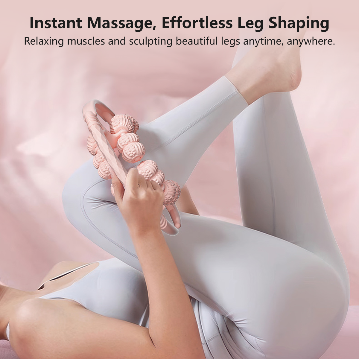 JOMO 32-Roller Circular Massager 360° Full Coverage Wheel Ring Massager