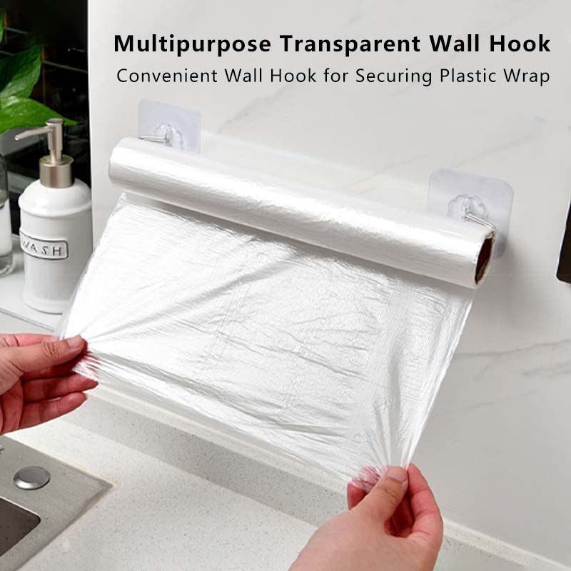 ✅SG Local Seller✅ Transparent Wall Hook Multipurpose Adhesive PVC Hook Hanger Organizer Wall-mounted