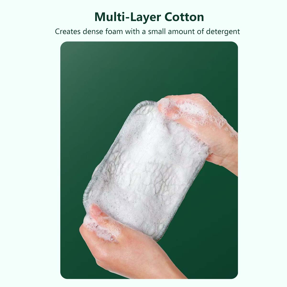 Silver Thread Dish Cloth Double-Sided Strong Stain Removal Safe on Surfaces (10 pieces per pack)