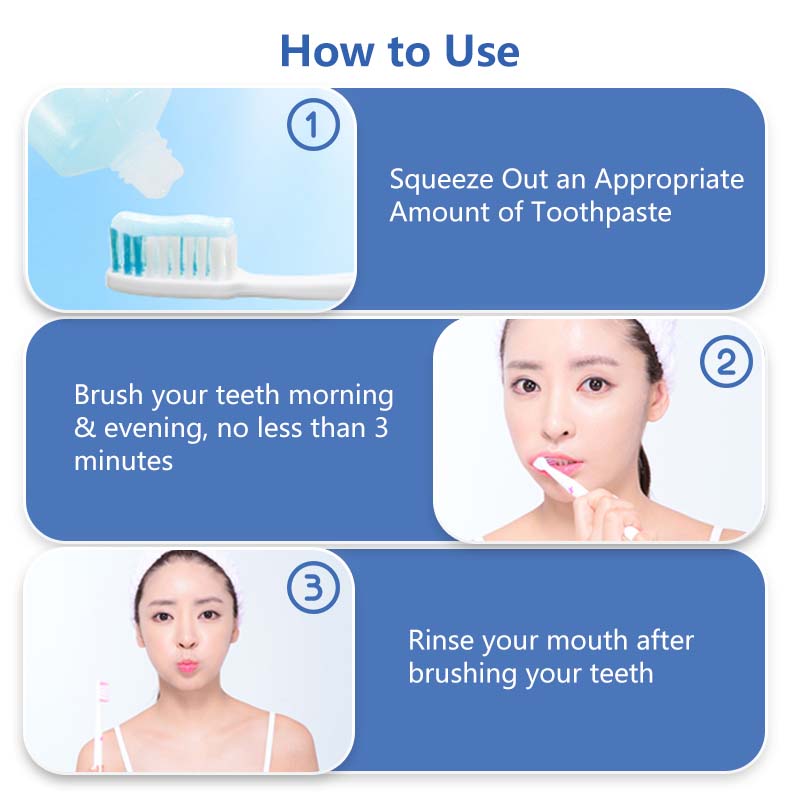 BodyAid Niacinamide Whitening Toothpaste to Remove Tooth Stains Bad Breath Counter Toothpaste Oral Care