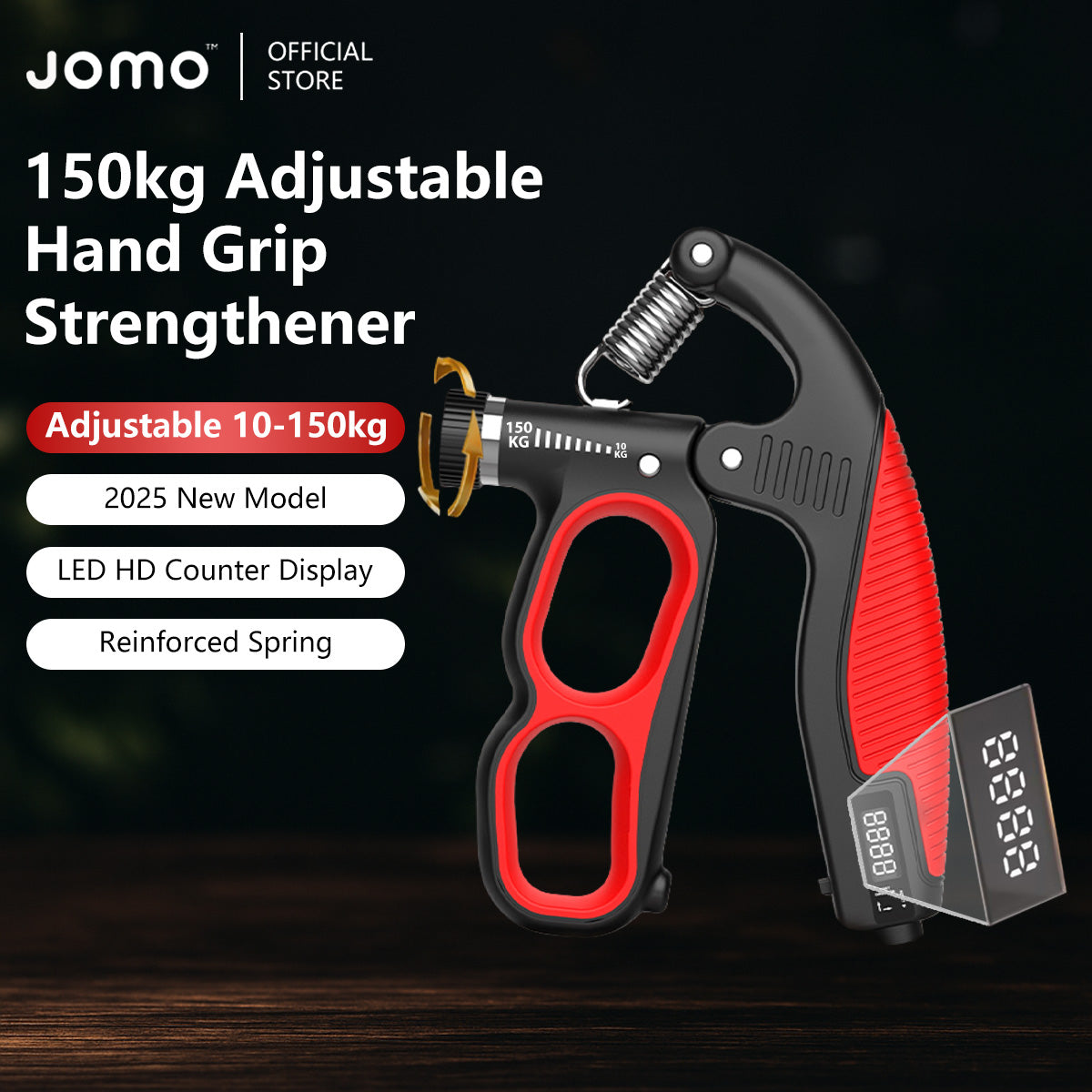 JOMO 150kg Electronic Counting Grip Strengthener