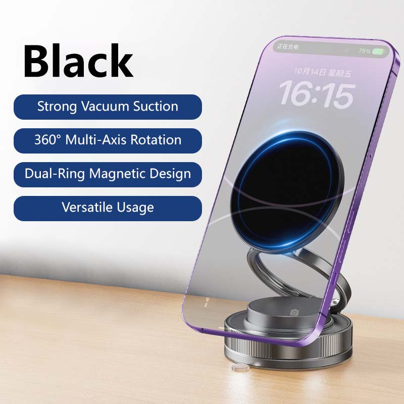 Ring Magnetic Phone Holder Car Mount Stand 360 Degree Rotation Strong Magnet Air Vent Support Universal Mobile Bracket