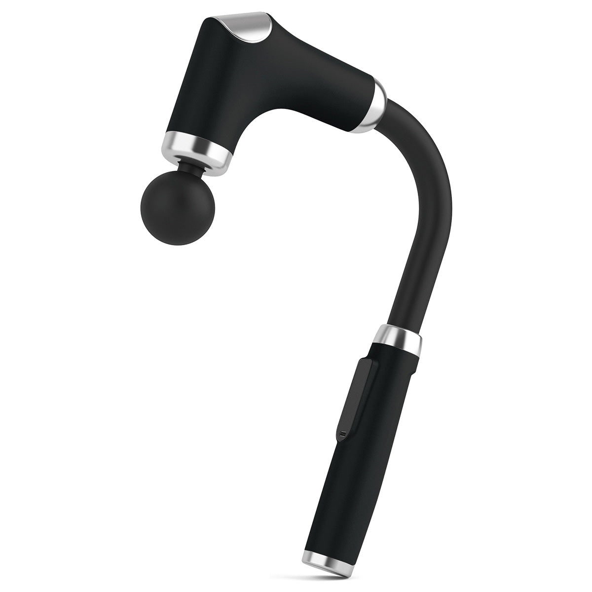 Deep Rolling Massager Long-Handle Curved-Head Fascia Gun with 8 Massage Heads