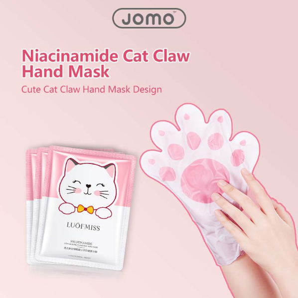 Niacinamide Goat Milk Cat's Paw Rejuvenating Hand Mask 5 Pairs