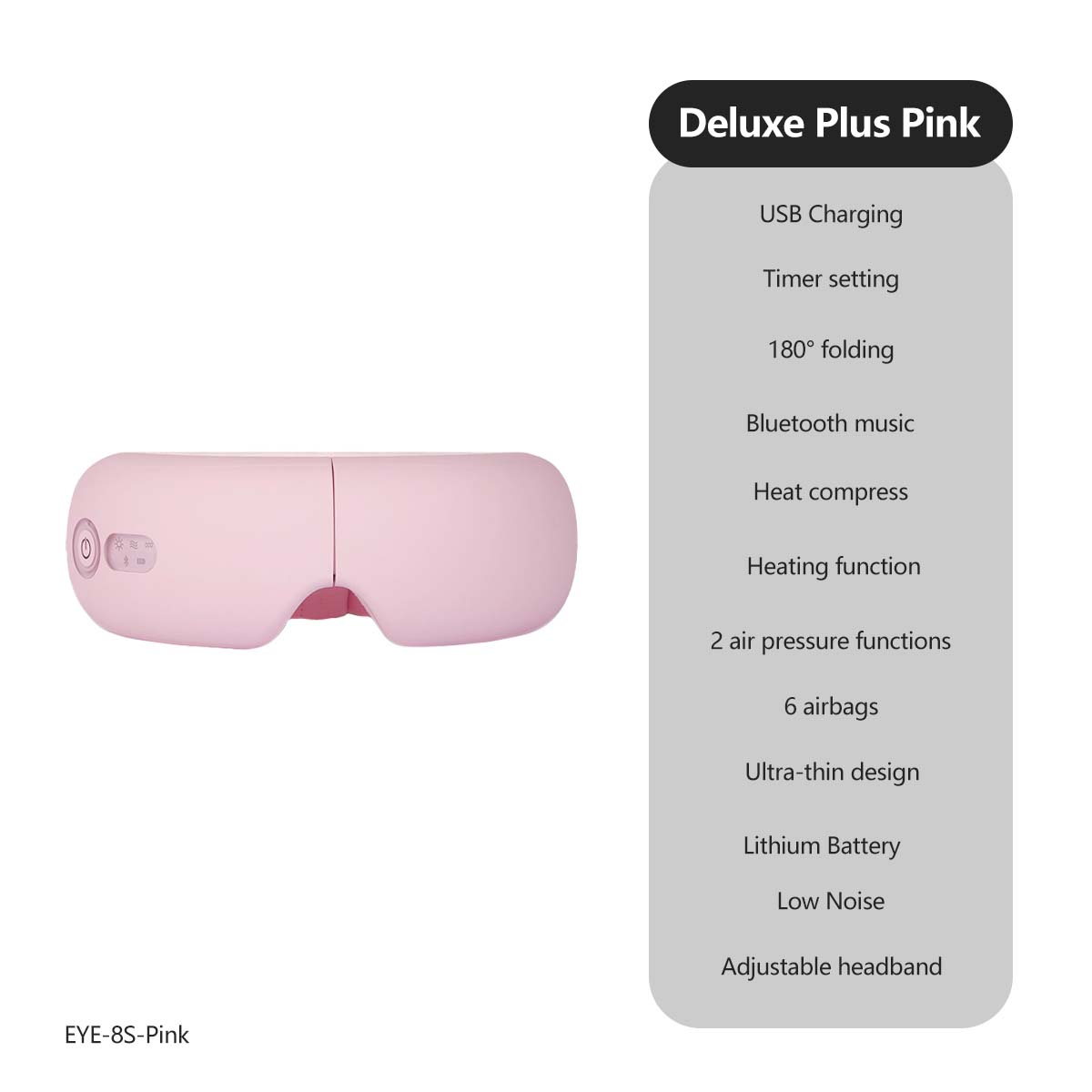 JOMO Smart 3D Portable Bluetooth Pain Relief Eye Massager
