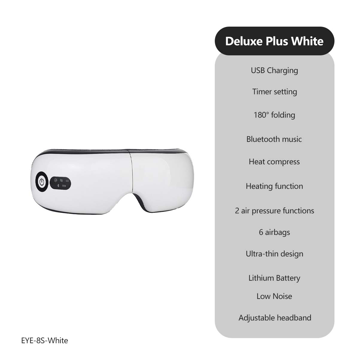 JOMO Smart 3D Portable Bluetooth Pain Relief Eye Massager